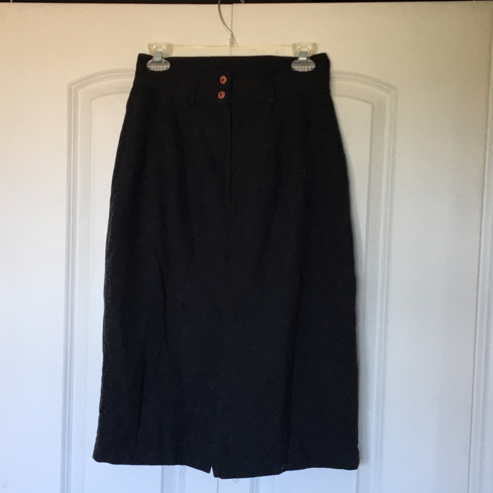 MARC ANTHONY•Vintage Grey Wool Skirt